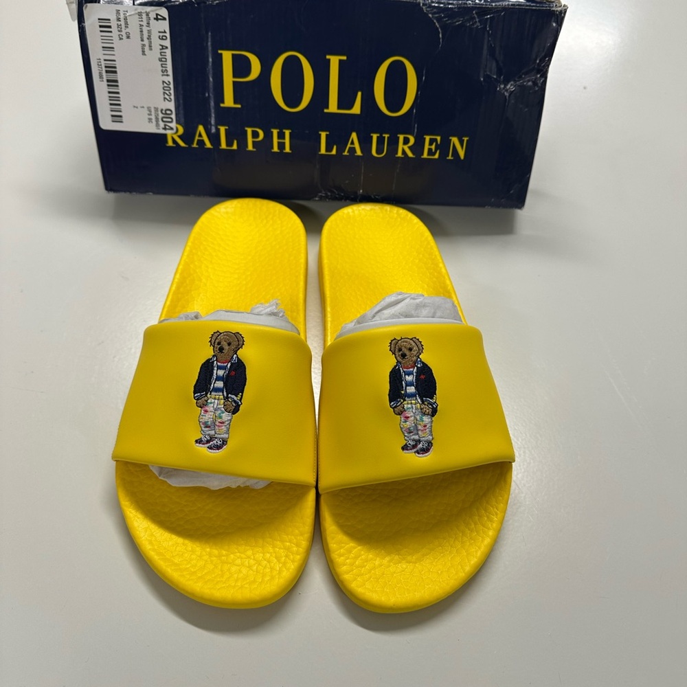 Ralph Lauren Polo Bear Slides.